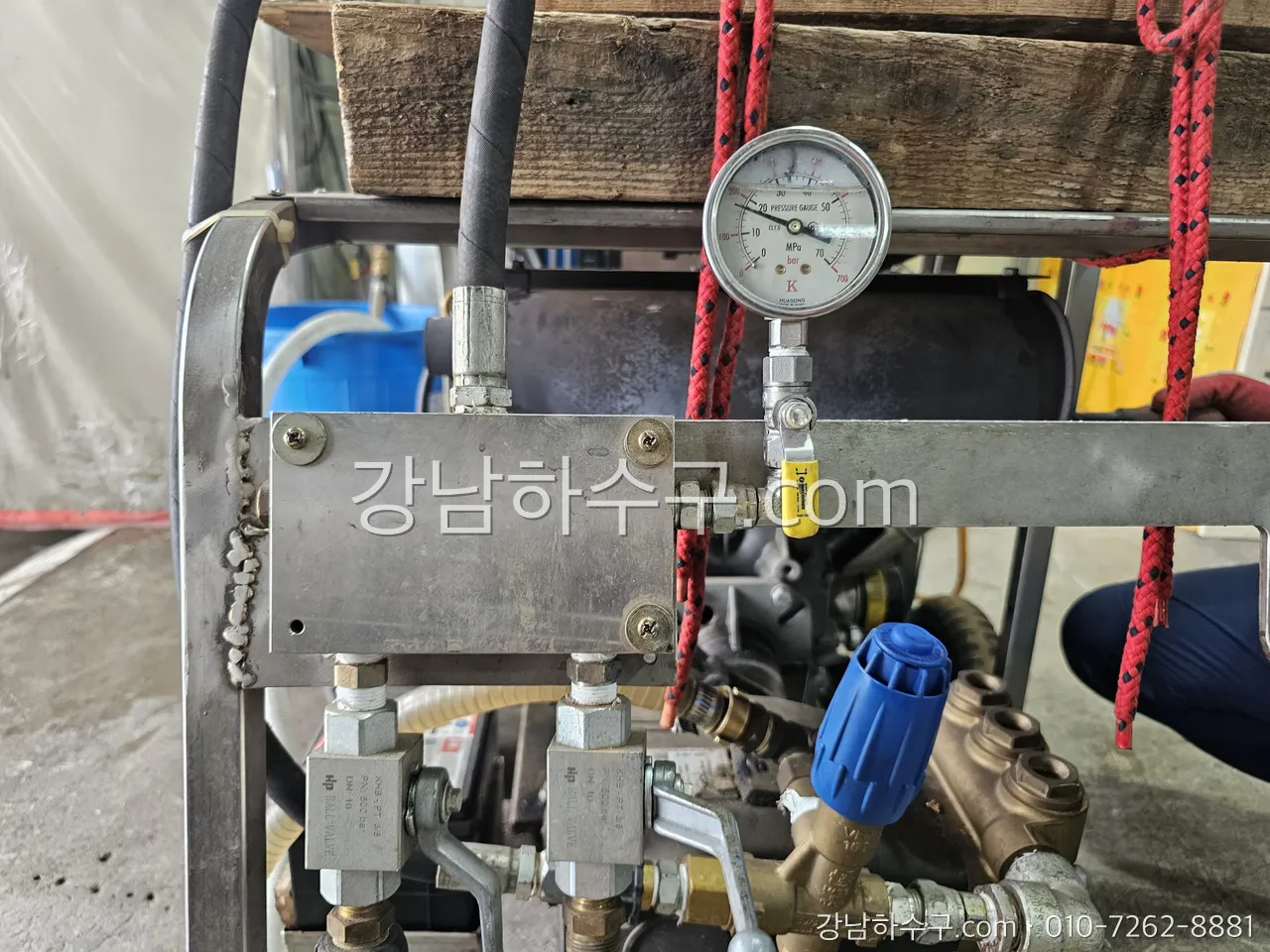 배관 압력 검사 장비
